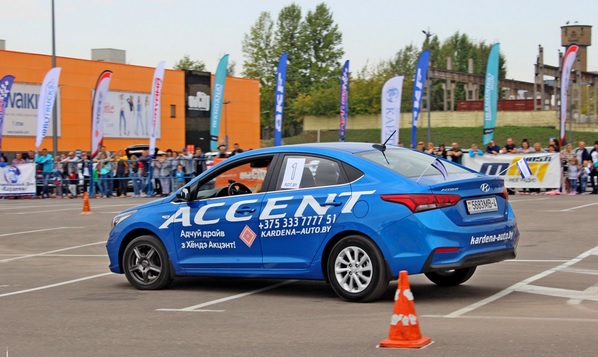Автомобильный дом КАРДЕНА принял участие в акции «Спортсмены – за безопасность дорожного движения в Гродно!”